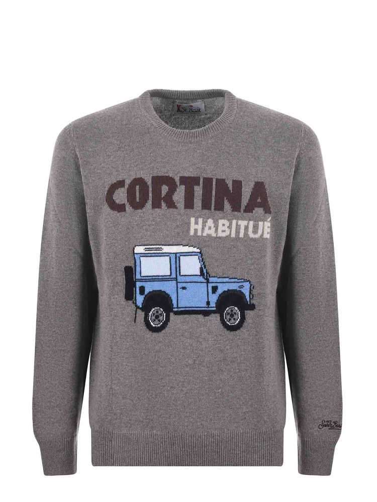 Mc2 Saint Barth Cortina Intarsia Knitted Sweater