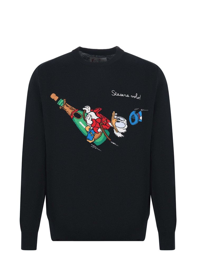 Mc2 Saint Barth Graphic Crewneck Sweater