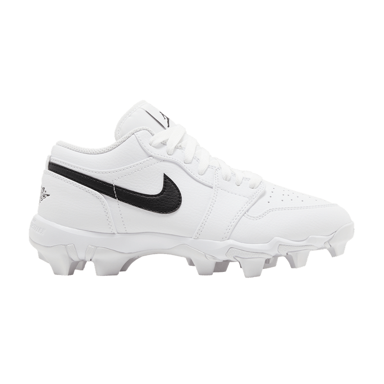 Air Jordan 1 Low Cleat GS 'White Black'