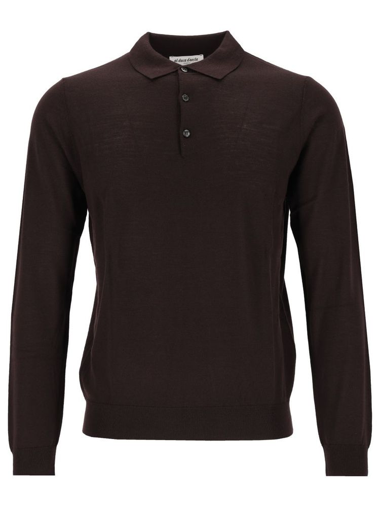 Al Duca D'aosta 1902 Buttoned Knitted Polo Top