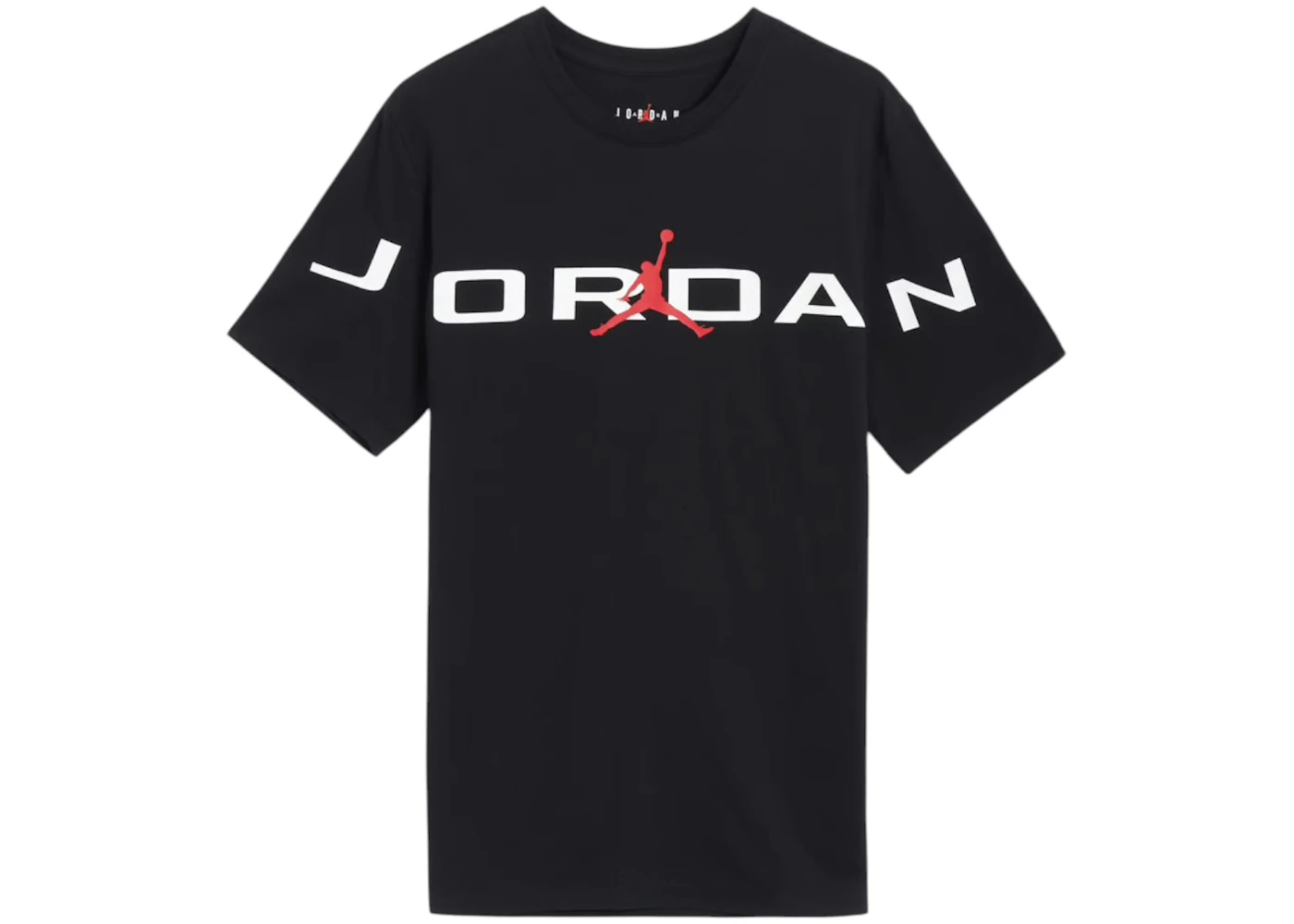 Jordan Air Short Sleeve T-shirt Black/Red/White