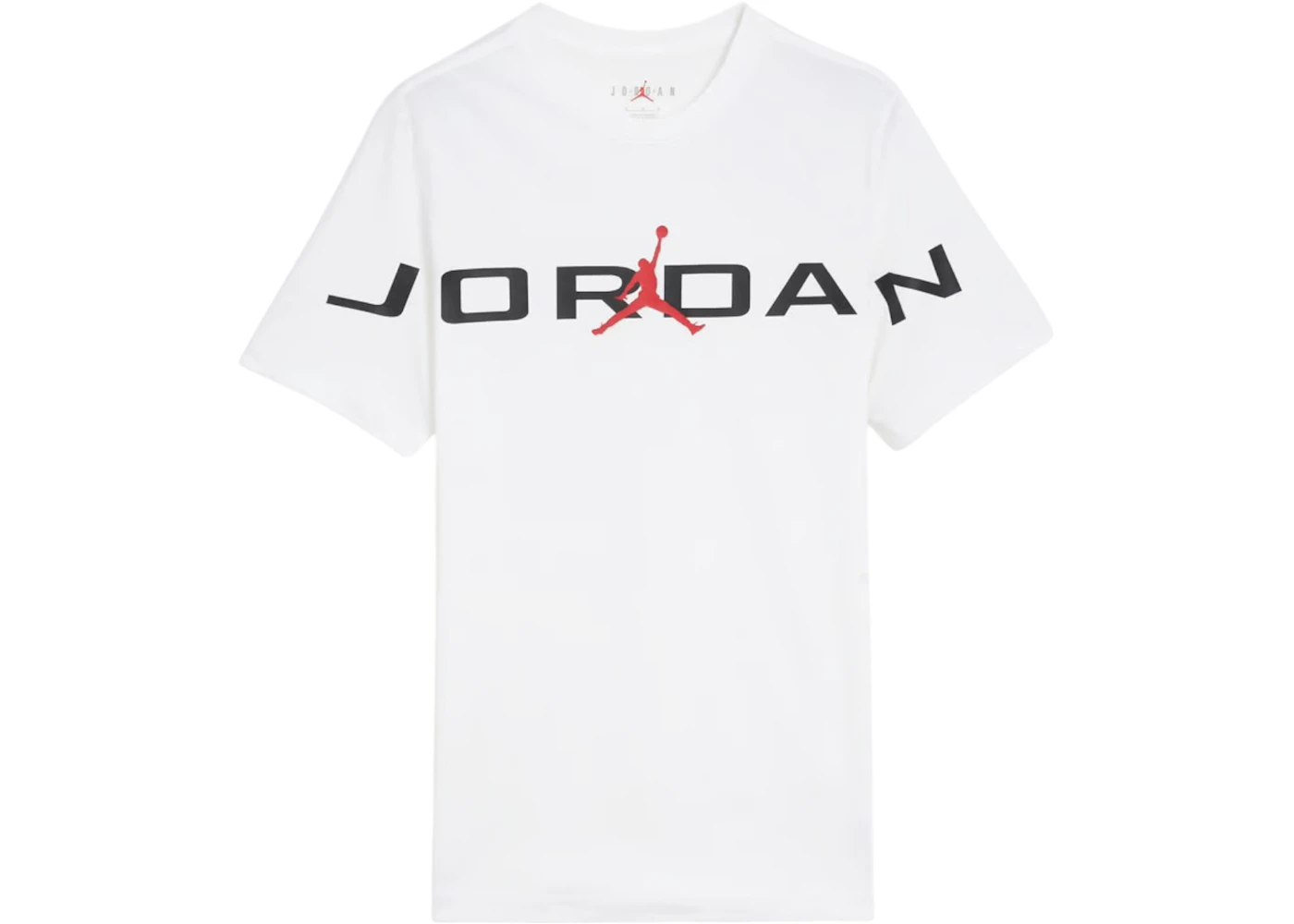 Jordan Air Short Sleeve T-shirt White/Red/Black