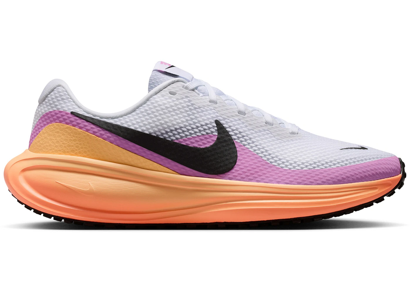 Nike Revolution 8 White Tangerine Tint Black (Women's)