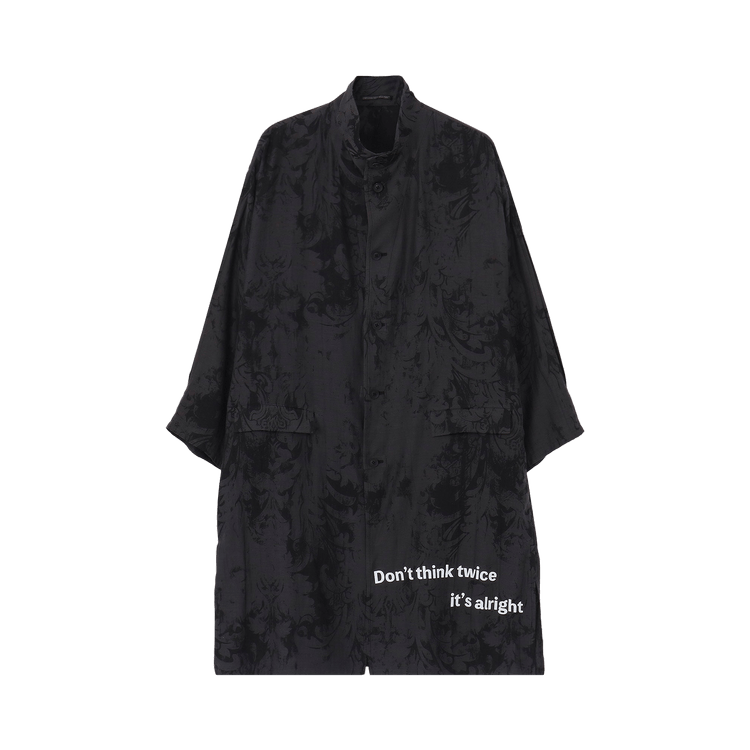 Yohji Yamamoto Pour Homme Message Stand Jacket 'Black'