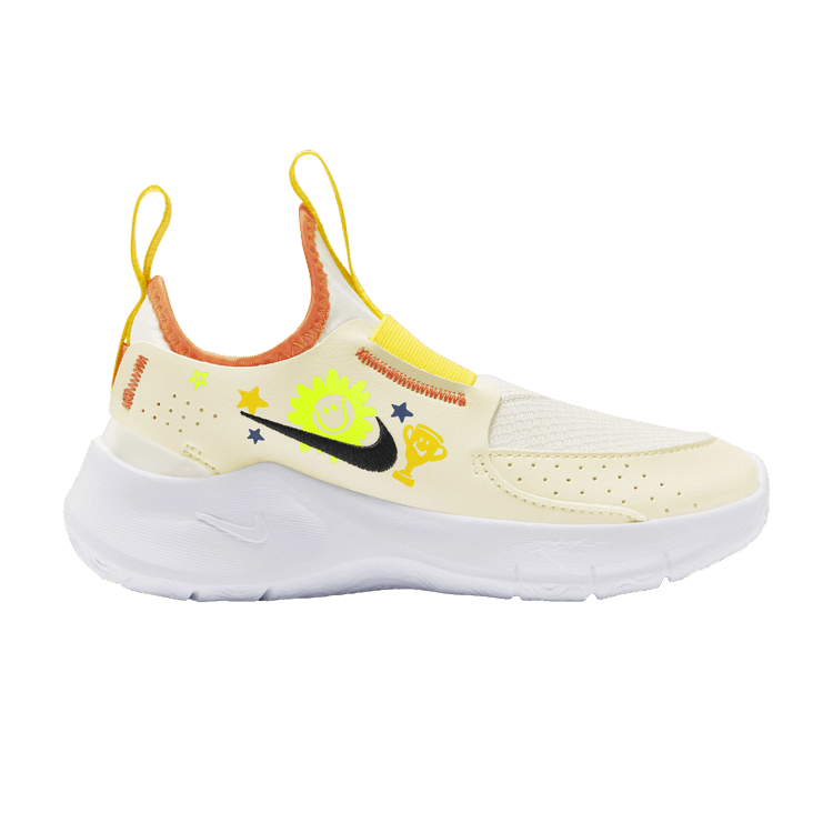Nike Flex Runner 3 PS 'Sail Fluorescent Yellow'