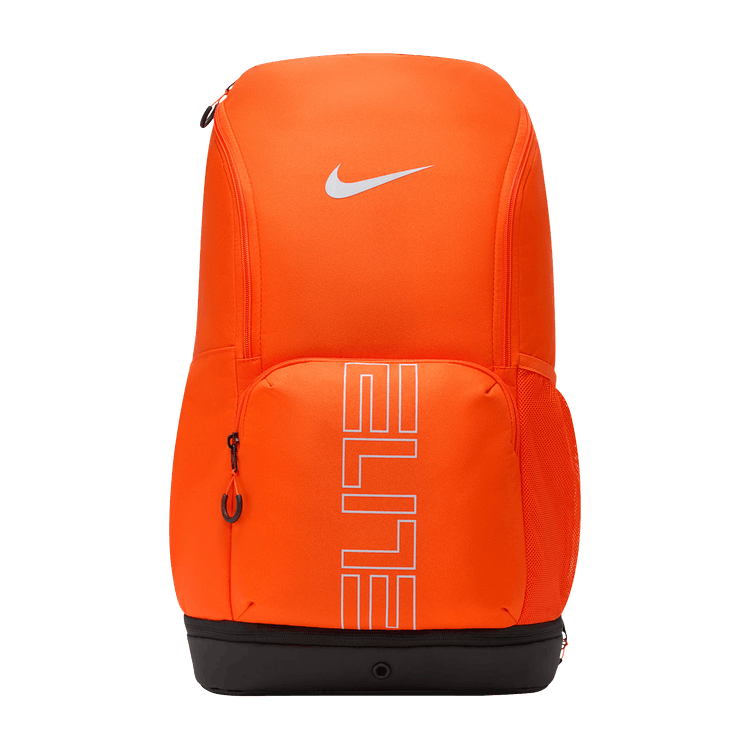 Nike 32L Varsity Elite Backpack 'Safety Orange/Black/Wolf Grey'