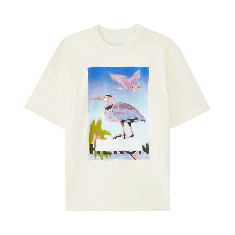 Heron Preston Censored Heron Short-Sleeve Tee 'Ivory/Purple'