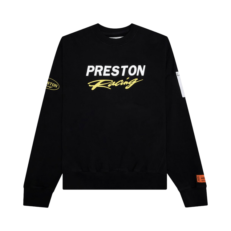 Heron Preston Preston Racing Crewneck 'Black/White'