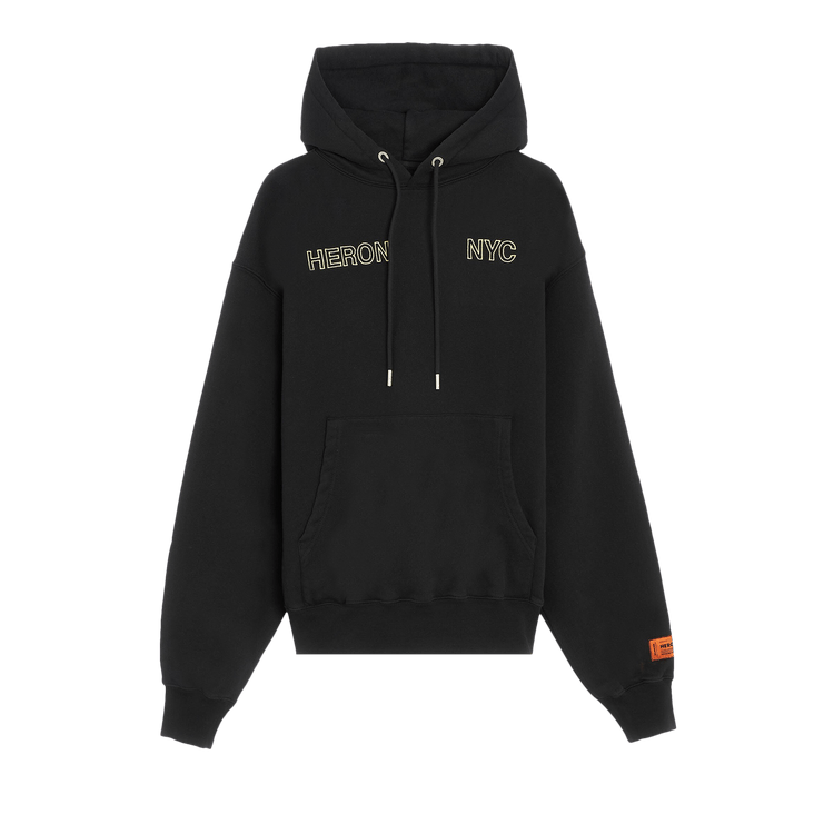 Heron Preston Graphic Print Logo Hoodie 'Black'