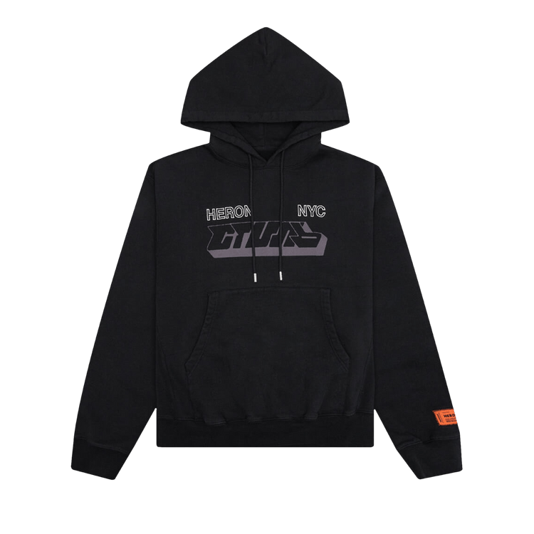 Heron Preston CTNMB Spray Hoodie 'Black/Grey'