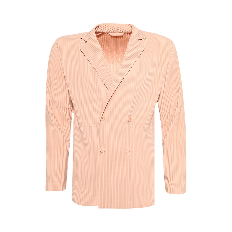 Homme Plissé Issey Miyake Jacket 'Pastel Orange'