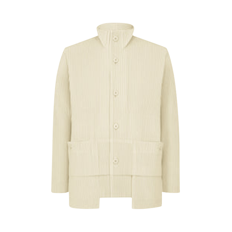 Homme Plissé Issey Miyake Multi-Pocket Shirt 'Limestone'