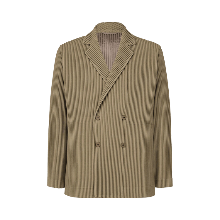 Issey Miyake Tailored Pleats Jacket 'Riverside Grey'