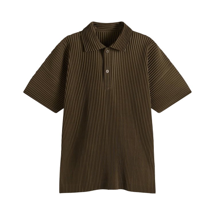 Issey Miyake Polo 'Genova Metal Ocher'