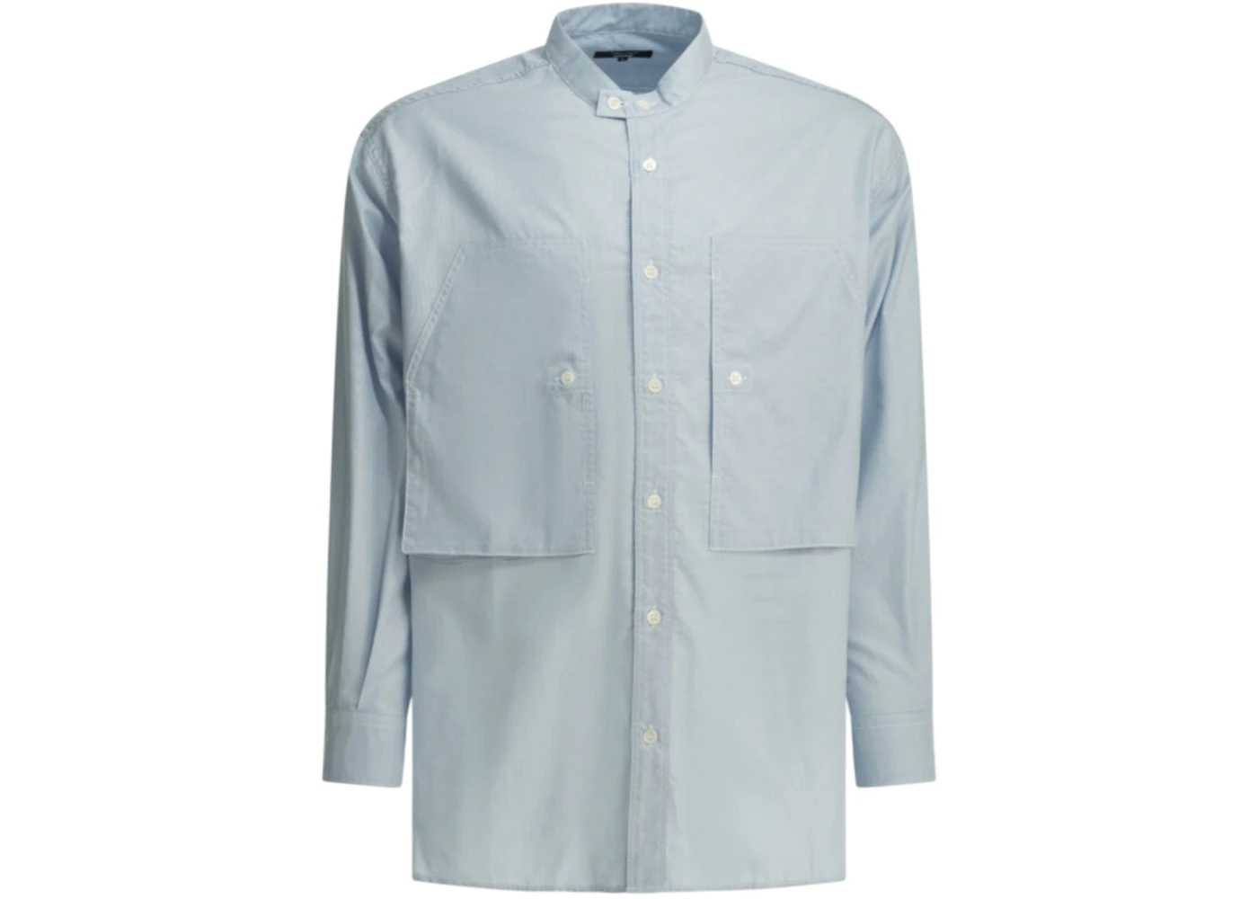 Comme des Garcons Casual Patch Pockets Shirt Light Blue