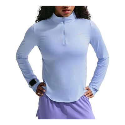 (WMNS) Nike Swift Dri-FIT UV 1 4-Zip Top 'Aluminium'