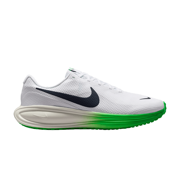 Nike Revolution 8 Road (Wide) 'White Green Spark Summit White Midnight Navy'