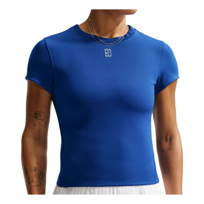 (WMNS) Nike Court Advantage Dri-FIT T-Shirt 'Old Royal White'