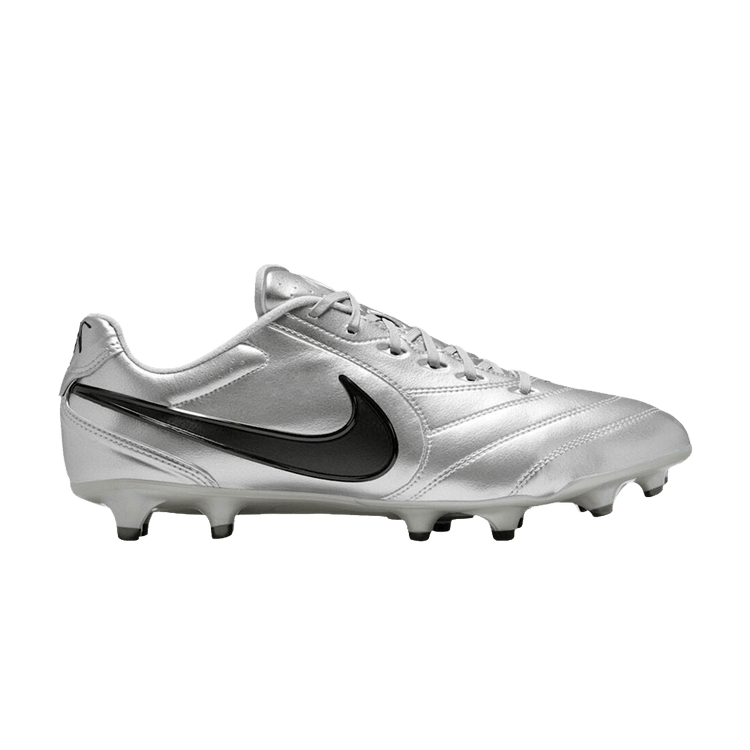 Nike Tiempo Ligera Pro FG Low 'Metallic Silver Black'