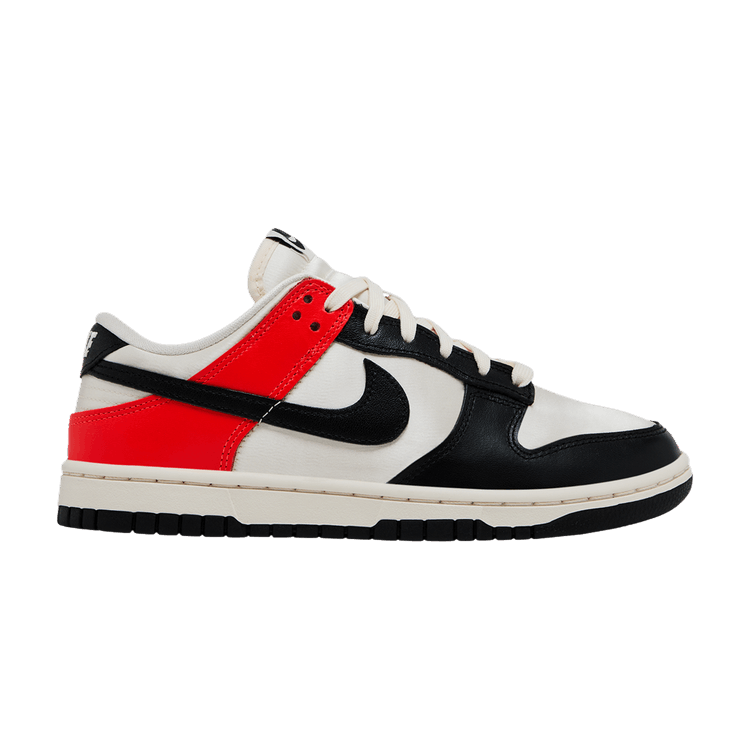 Nike Wmns Dunk Low SE 'Black Toe Bright Crimson'