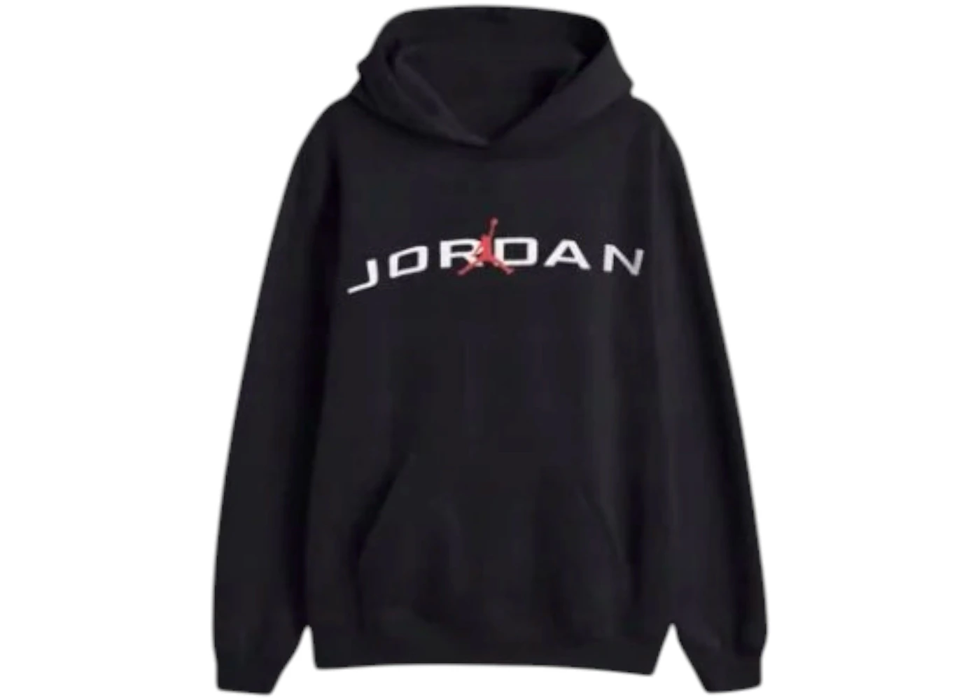Jordan Essentials Fleece Hoodie Black/Red/White