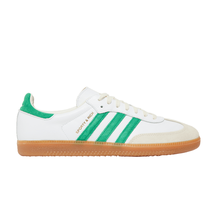 Sporty & Rich x adidas Samba OG 'White Green'