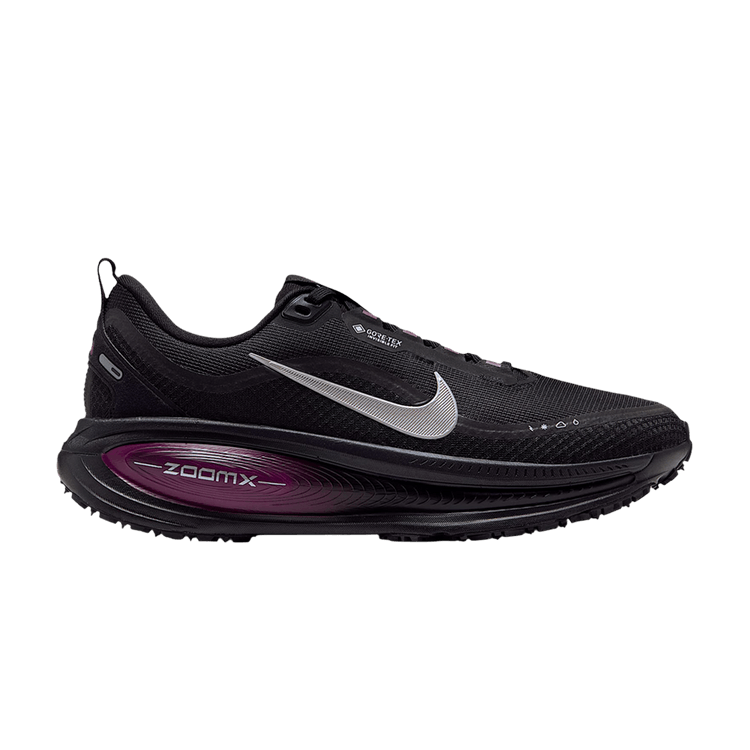 Nike Wmns Vomero 18 GORE-TEX Waterproof Road With Reflective Accents 'Black True Berry Purple Pulse Metallic Silver'