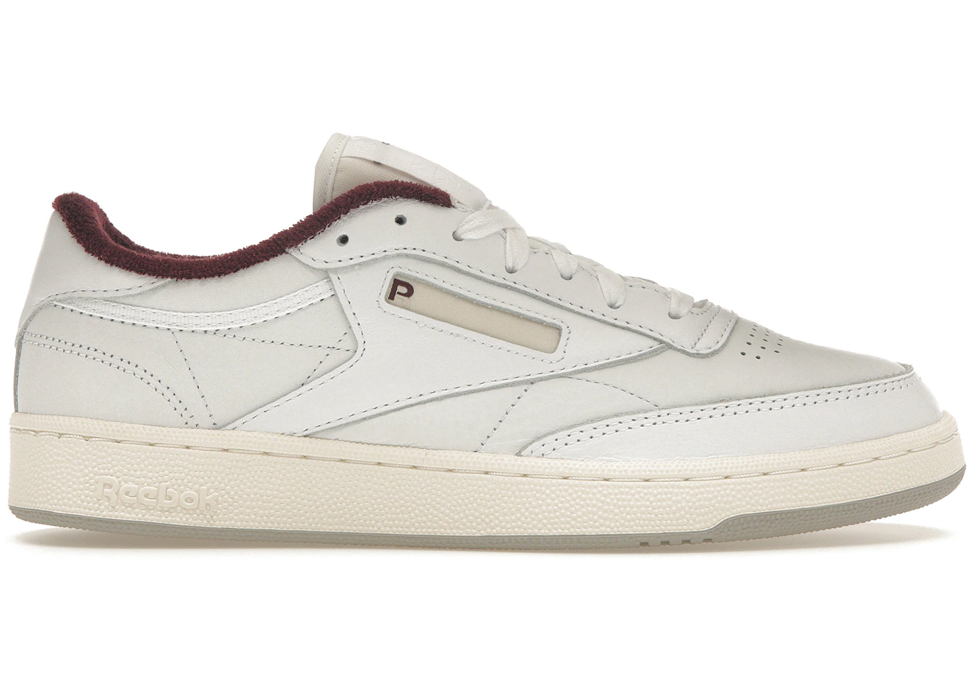 Reebok Club C 85 Packer Shoes Chalk White Maroon