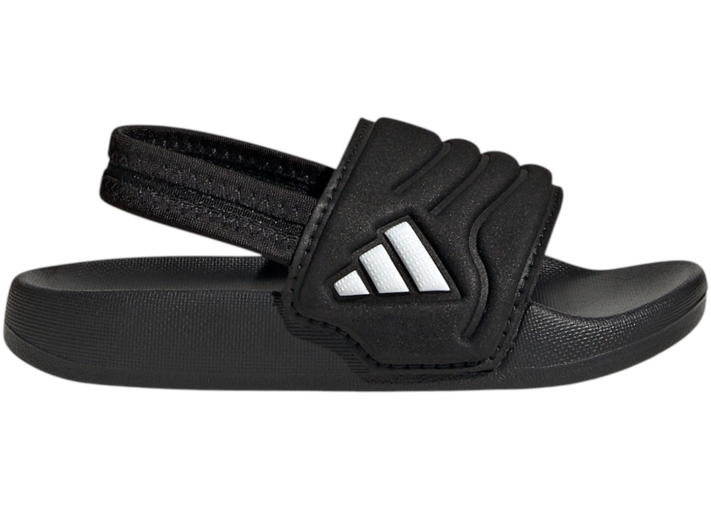 adidas Adilette Estrap 2.0 Slides Black Cloud White (TD)