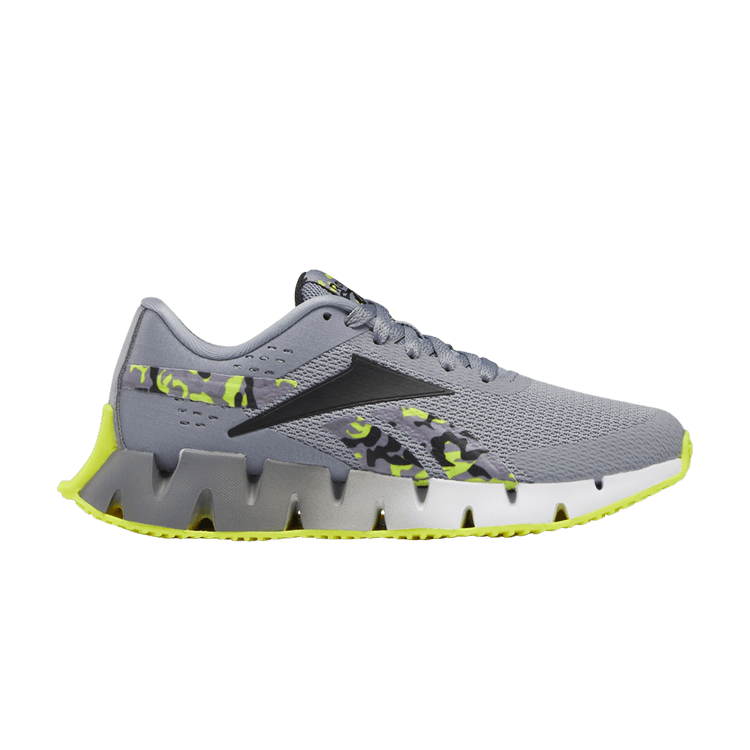 Reebok Zig Dynamica 2 'Grey Acid Yellow Camo'