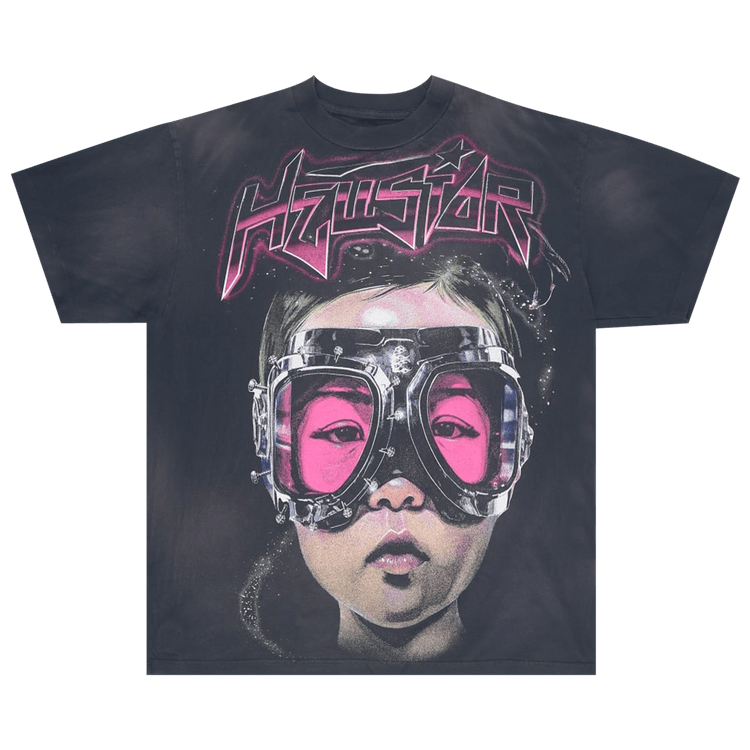 Hellstar The Future T-Shirt 'Black/Pink'