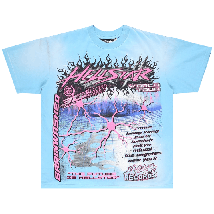 Hellstar Neuron T-Shirt 'Light Blue'