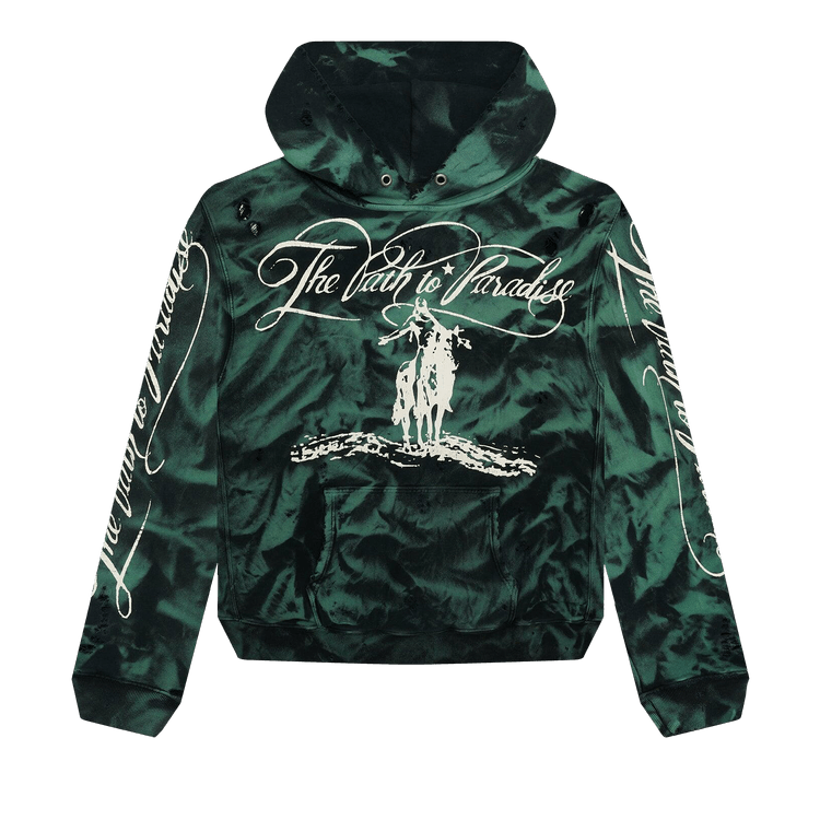 Hellstar Marble Paradise Hoodie 'Green'