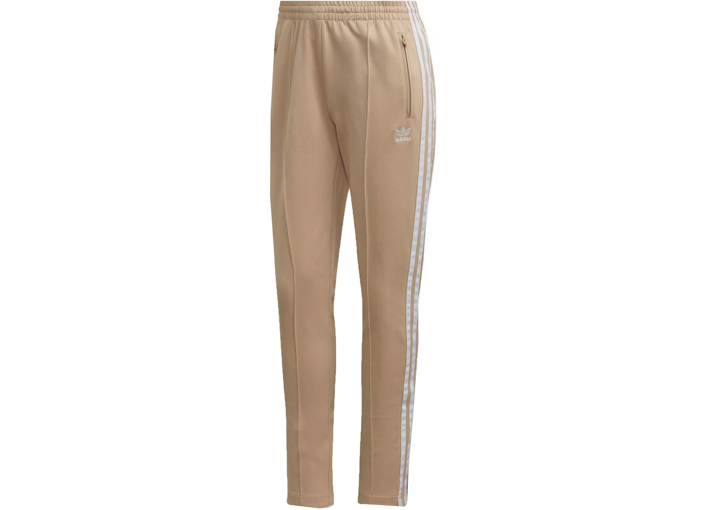adidas Women's Primeblue SST Track Pants Magic Beige