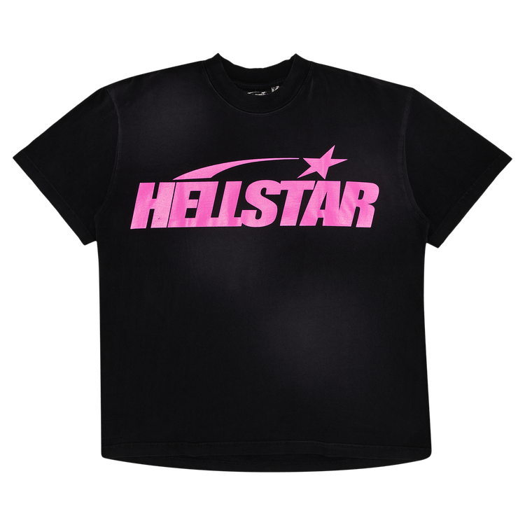 Hellstar Classic T-Shirt (Regular Print) 'Black/Pink'