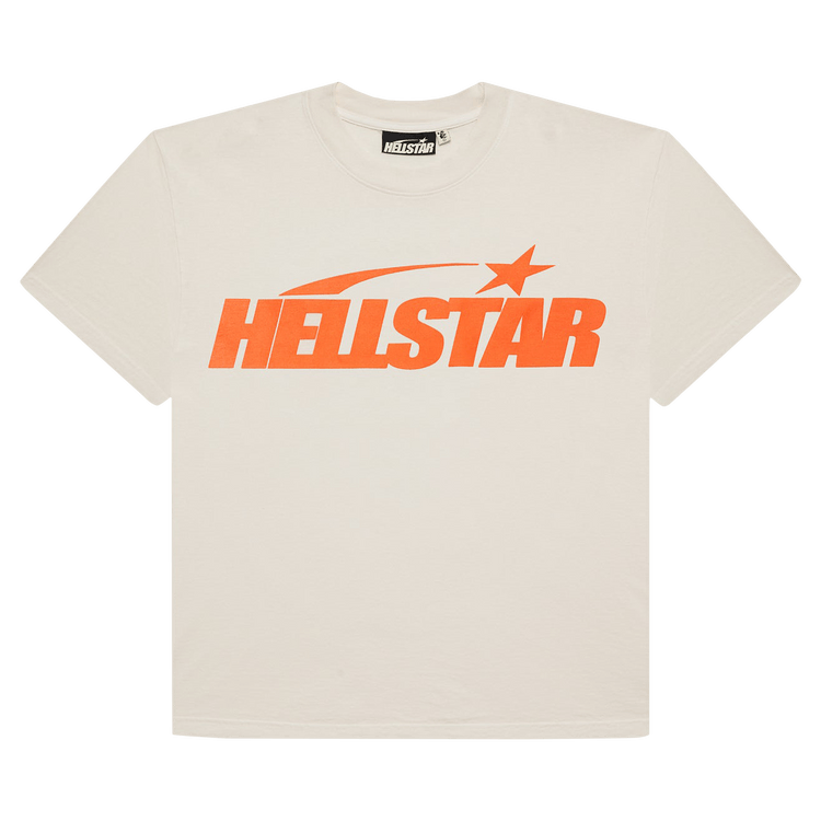 Hellstar Classic T-Shirt (Regular Print) 'White/Orange'