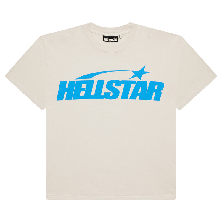 Hellstar Classic T-Shirt (Regular Print) 'White/Blue'
