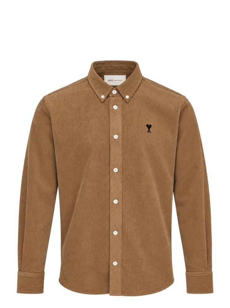 AMI Paris Ami De Coeur Corduroy Shirt