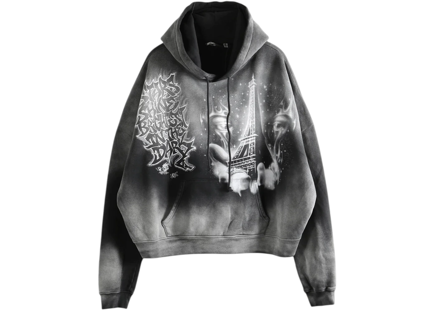 Hellstar Eiffel Tower Hoodie Black