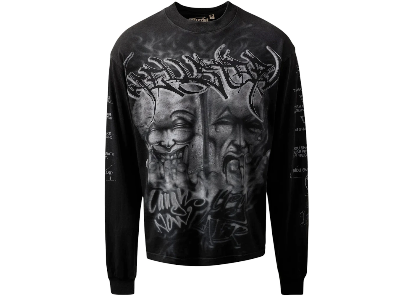 Hellstar Laugh Now Cry Later L/S T-shirt Black