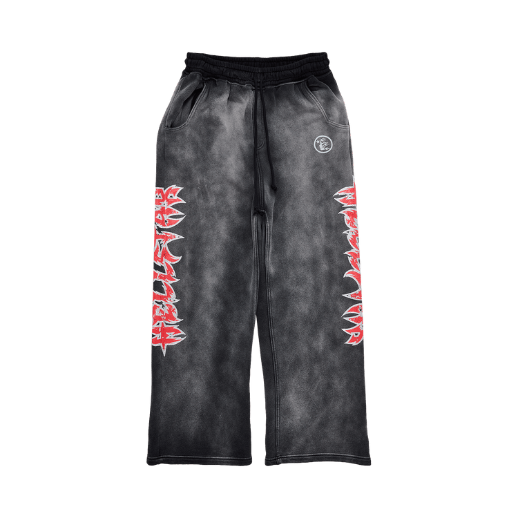 Hellstar Stars Shine Graffiti Sweatpants 'Black'