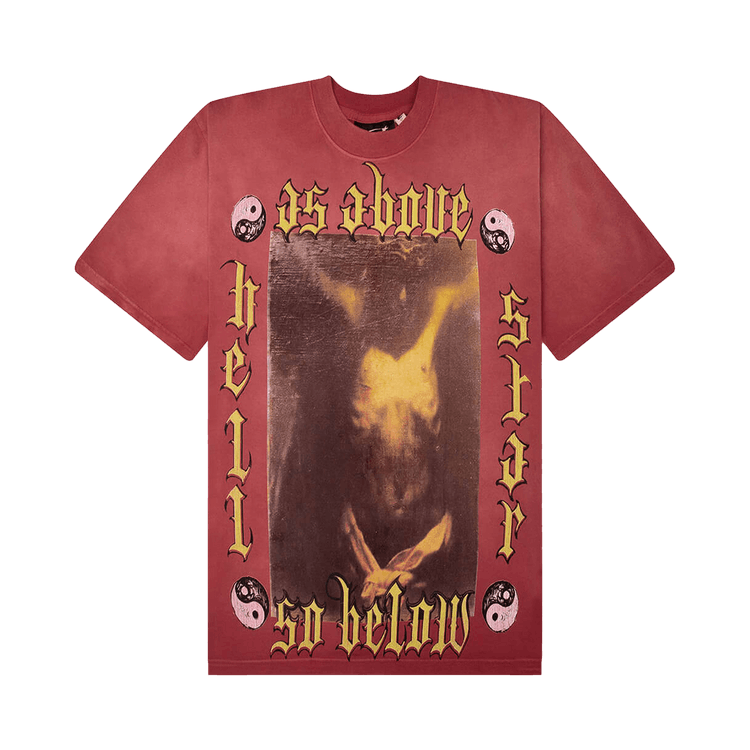 Hellstar As Above So Below T-Shirt 'Red'