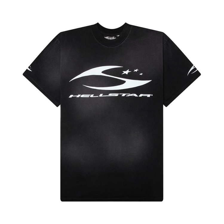 Hellstar H Cursive Logo T-Shirt 'Black'
