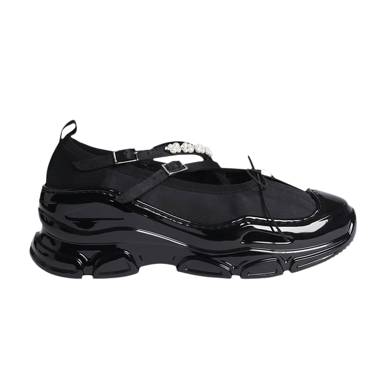 Simone Rocha Wmns Criss Cross Tracker Ballerina 'Black Pearl'