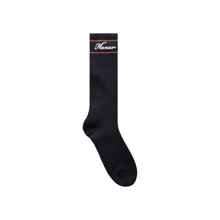 Honor The Gift Honor Striped Ribbed Sock 'Black'