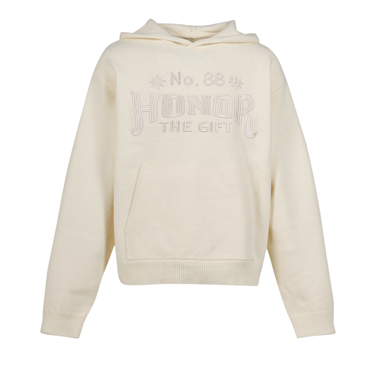 Honor The Gift Art Knit Hoodie 'Bone'