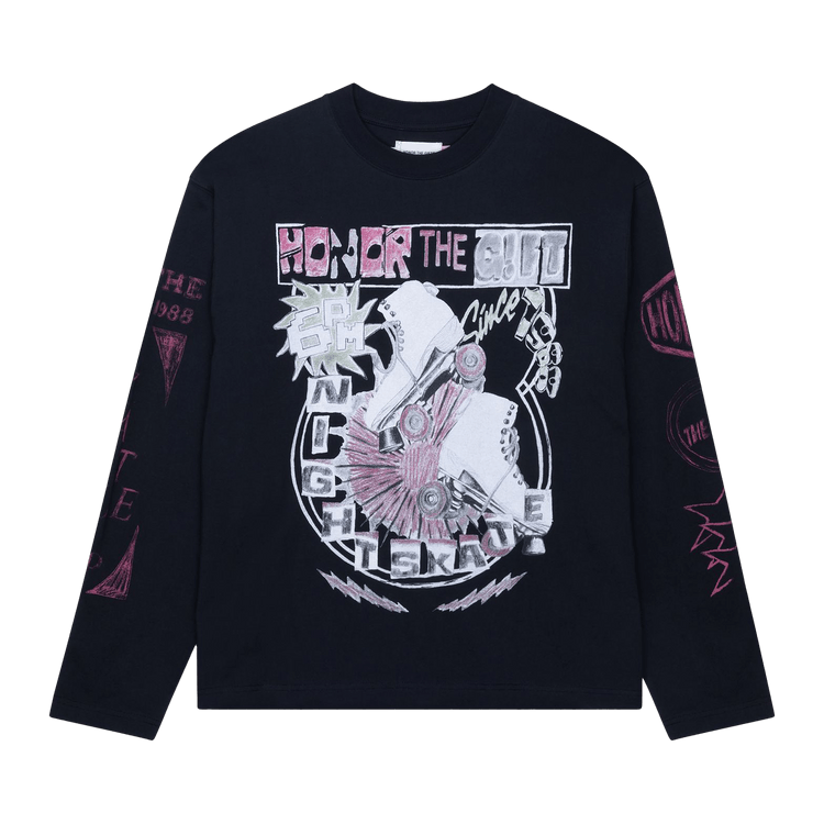 Honor The Gift Night Skate Long-Sleeve 'Black'