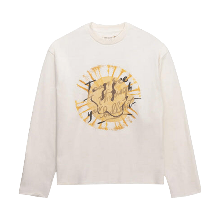 Honor The Gift I Can See Through Your Bullshit Long-Sleeve Crew 'White'