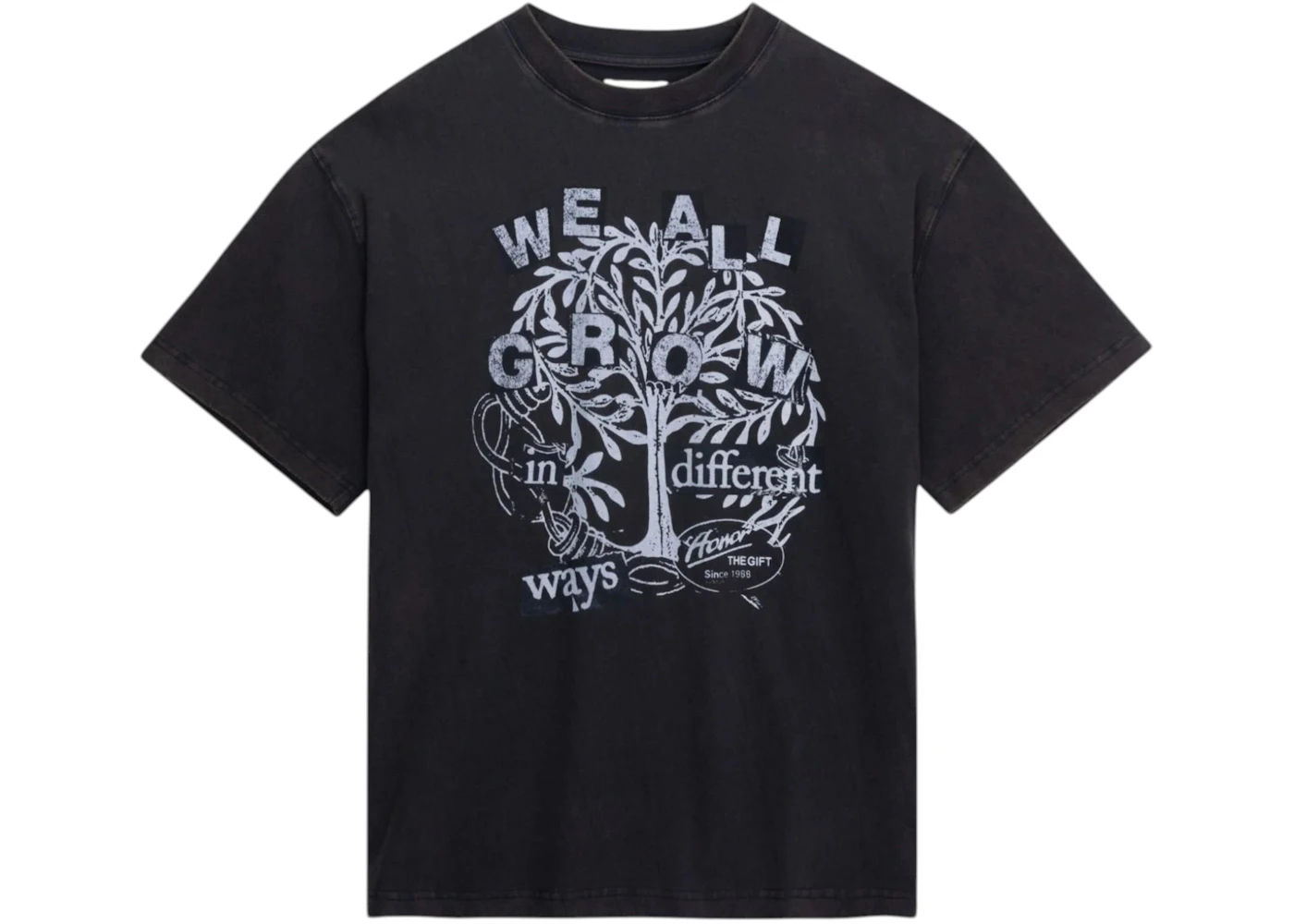 Honor The Gift We All Grow Tee Black