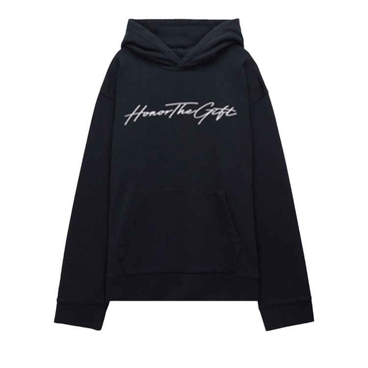 Honor The Gift Script Hoodie 'Black'